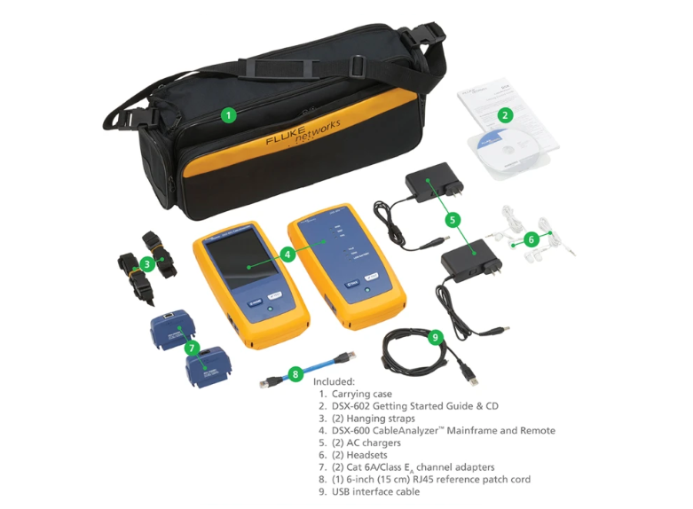 Fluke Networks DSX-602-PRO Network Tester RJ45
